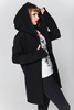 Hanorac asimetric negru Assassin UNDERWORLD negru