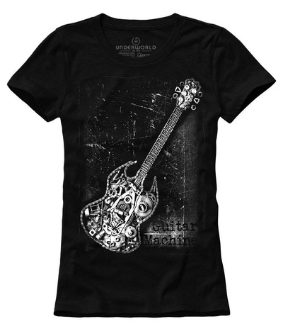 T-shirt femeie UNDERWORLD Guitar machine