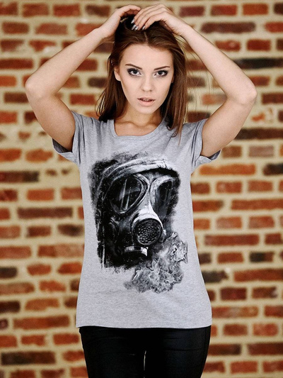T-shirt femeie UNDERWORLD Gas mask