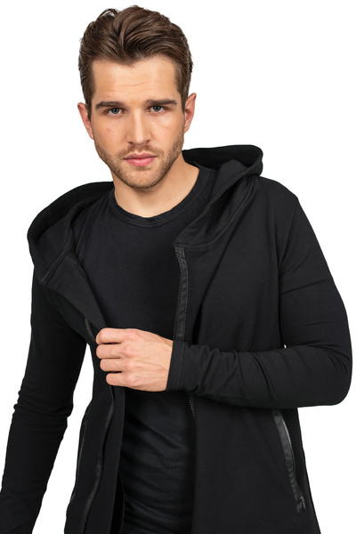 Hanorac asimetric negru Assassin UNDERWORLD negru