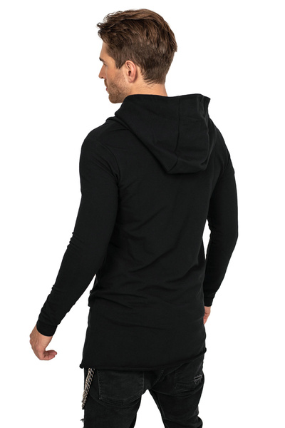 Hanorac asimetric negru Assassin UNDERWORLD negru