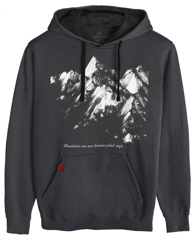 Hanorac cu buzunar marsupiu UNDERWORLD unisex Mountains