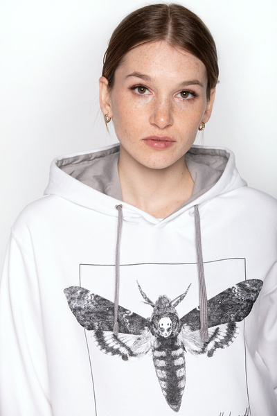 Hanorac cu buzunar marsupiu UNDERWORLD unisex Night Butterfly