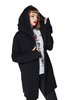 Hanorac asimetric negru Assassin UNDERWORLD negru