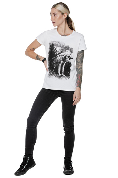 T-shirt femeie UNDERWORLD Wolf in mountains