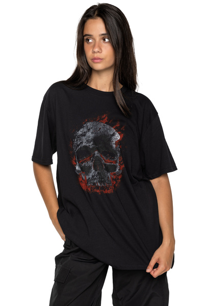Tricou pentru femei UNDERWORLD Skull in fire
