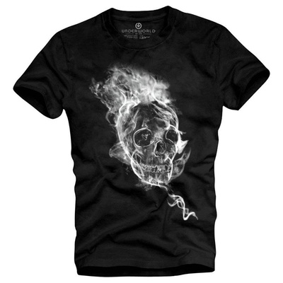 Tricou pentru bărbați UNDERWORLD Smoke skull