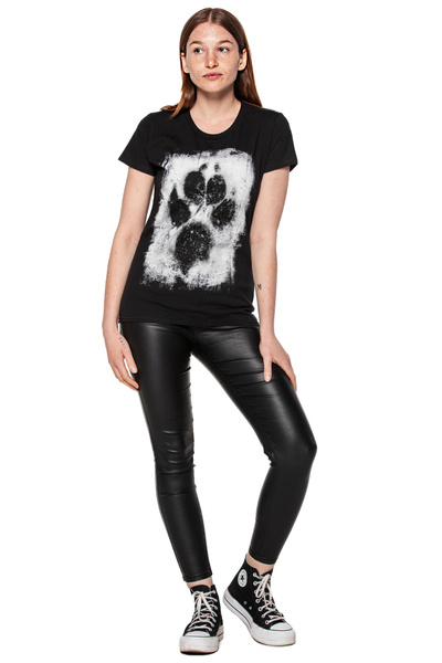 T-shirt femeie UNDERWORLD Animal footprint