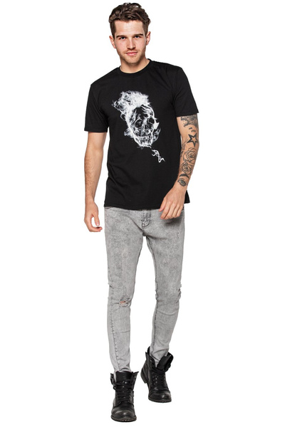 Tricou pentru bărbați UNDERWORLD Smoke skull