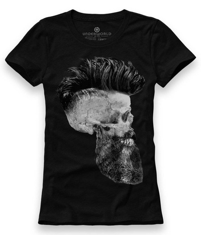 T-shirt femeie UNDERWORLD Skull with a beard