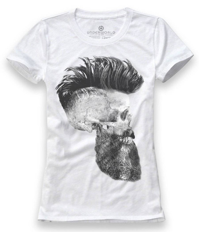 T-shirt femeie UNDERWORLD Skull with a beard