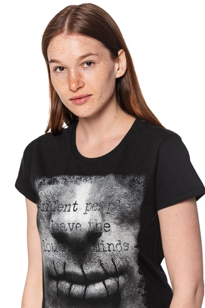 T-shirt femeie UNDERWORLD Silent people have...