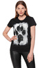 T-shirt femeie UNDERWORLD Animal footprint