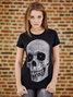 T-shirt femeie UNDERWORLD Skull