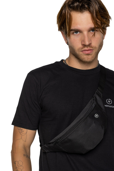 Geanta de talie neagra Underworld