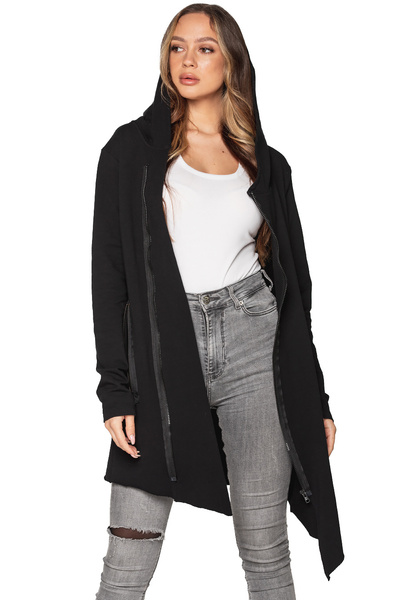 Hanorac asimetric negru Assassin UNDERWORLD negru