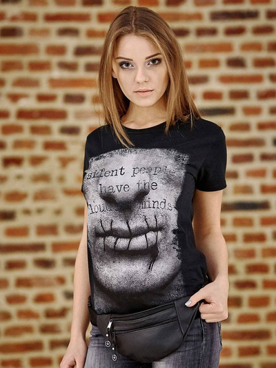 T-shirt femeie UNDERWORLD Silent people have...