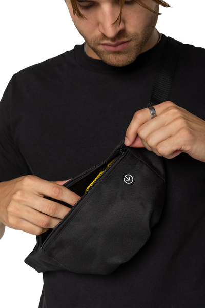 Geanta de talie neagra Underworld