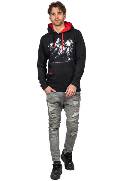 Hanorac cu buzunar marsupiu UNDERWORLD unisex Mountains