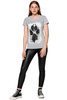 T-shirt femeie UNDERWORLD Animal footprint