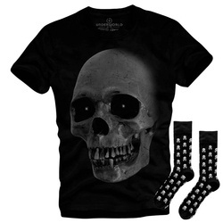 Set cadou T-shirt + șosete UNDERWORLD Skull