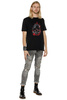 Tricou pentru bărbați UNDERWORLD Skull in fire