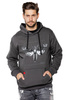 Hanorac cu buzunar marsupiu UNDERWORLD unisex Night Butterfly