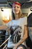 T-shirt femeie UNDERWORLD Wolf in mountains
