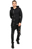 Hanorac asimetric negru Assassin UNDERWORLD negru