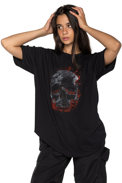 Tricou pentru femei UNDERWORLD Skull in fire