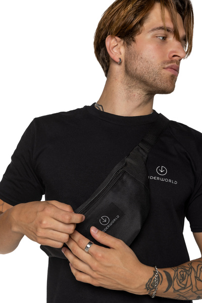 Geanta de talie neagra Underworld