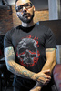 Tricou pentru bărbați UNDERWORLD Skull in fire