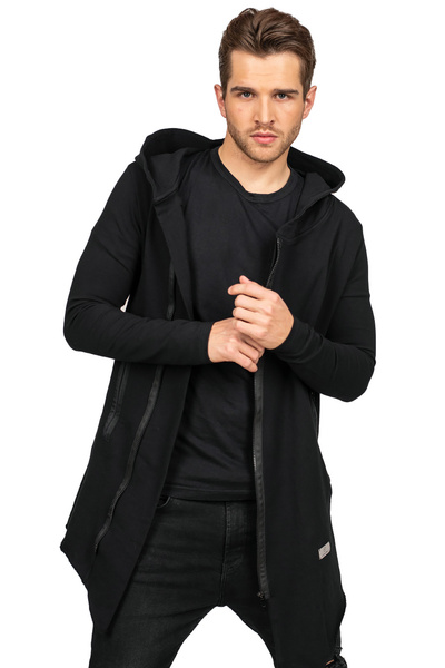 Hanorac asimetric negru Assassin UNDERWORLD negru