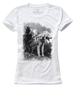T-shirt femeie UNDERWORLD Wolf in mountains