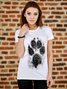 T-shirt femeie UNDERWORLD Animal footprint