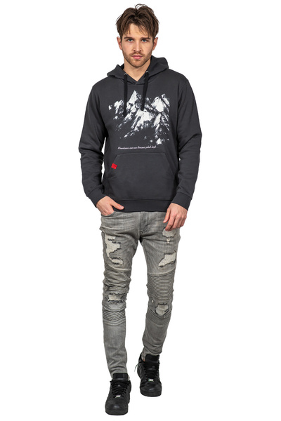 Hanorac cu buzunar marsupiu UNDERWORLD unisex Mountains