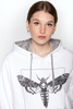 Hanorac cu buzunar marsupiu UNDERWORLD unisex Night Butterfly