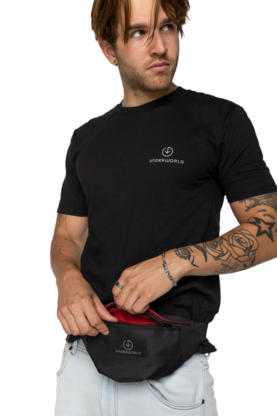 Geanta de talie neagra Underworld