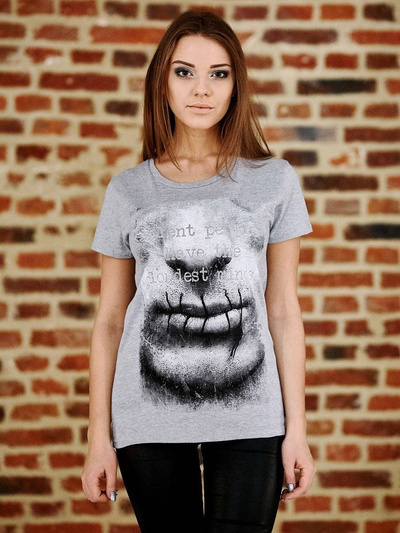 T-shirt femeie UNDERWORLD Silent people have...