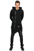 Hanorac asimetric negru Assassin UNDERWORLD negru