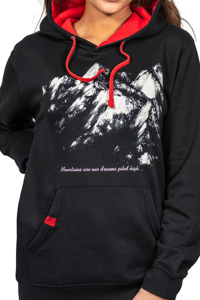 Hanorac cu buzunar marsupiu UNDERWORLD Mountains