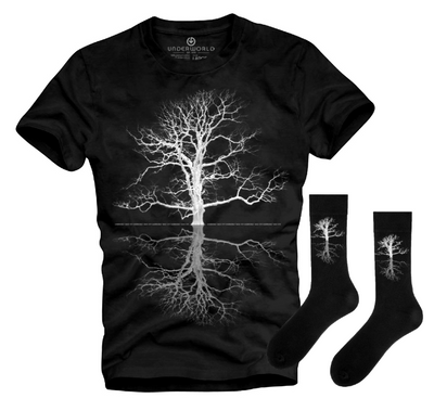 Set cadou T-shirt + șosete UNDERWORLD Tree