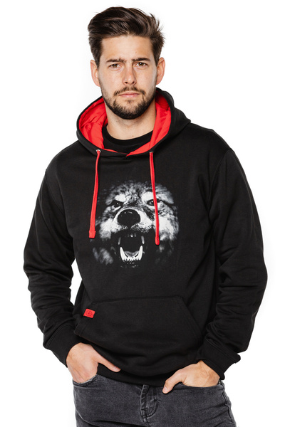 Hanorac cu buzunar marsupiu UNDERWORLD unisex Wolf